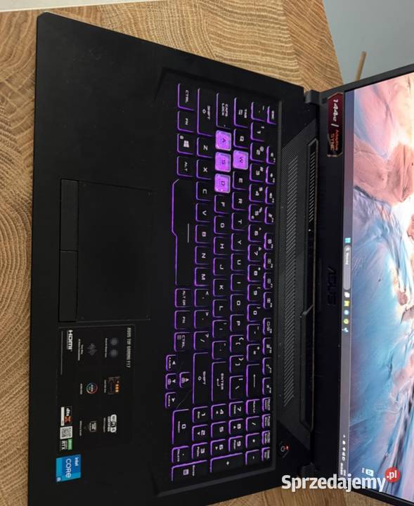 Laptop Asus TUF GAMING F17 FX706HCB Intel Core i5 Kołobrzeg