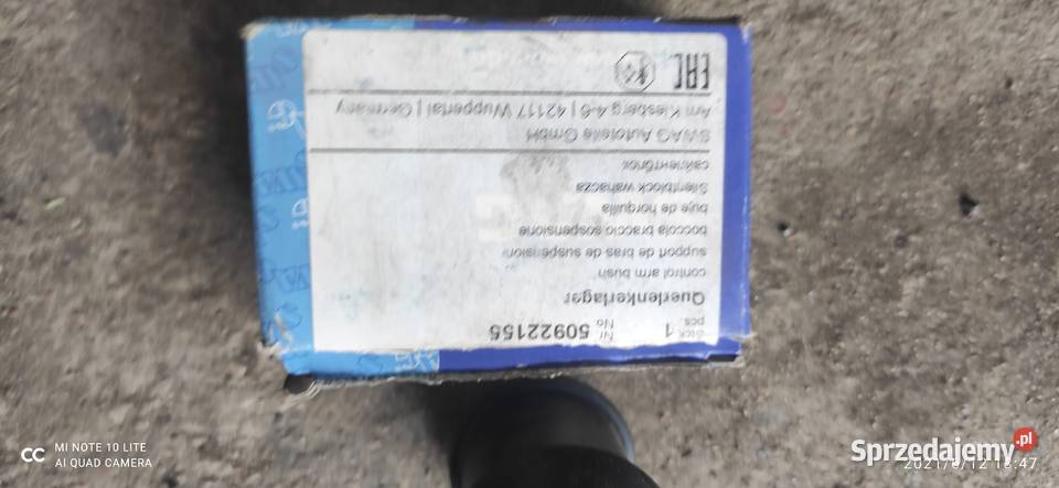 TULEJA WAHACZA SWAG 50922155 PRZÓD FORD TRANSIT dostawcze