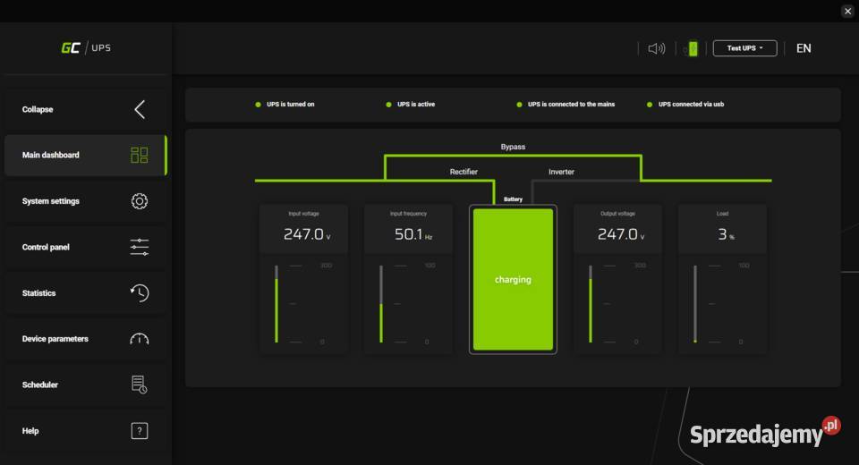 UPS GreenCell Działa ale nie do końca Dłutów sprzedam