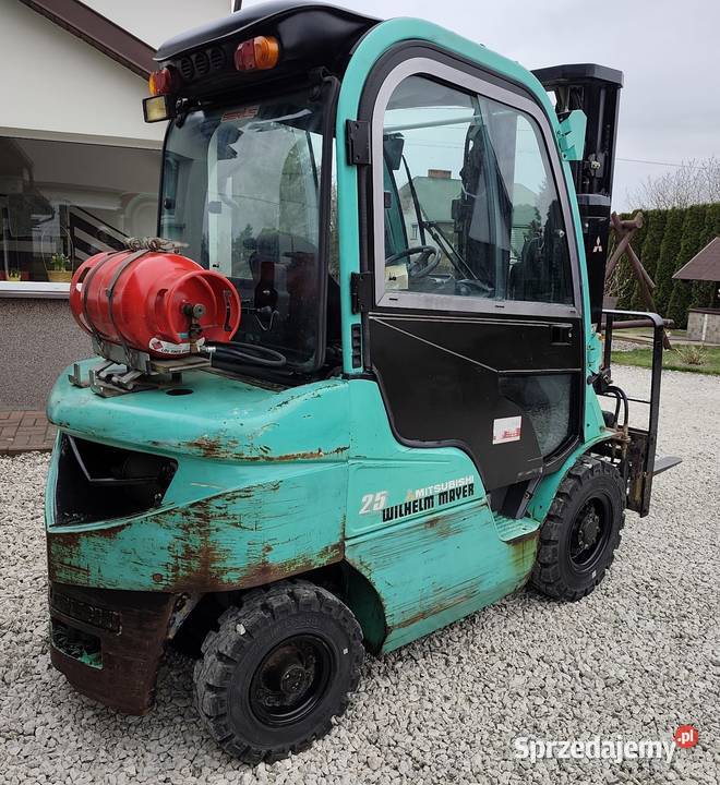 Wózek widłowy 25 tony triplex Mitsubishi Wózki widłowe Rzeczniów