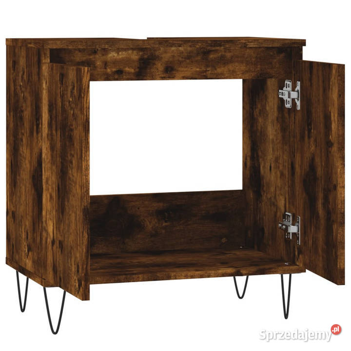 Szafka łazienkowa przydymiony dąb 58x33x60 Szafki