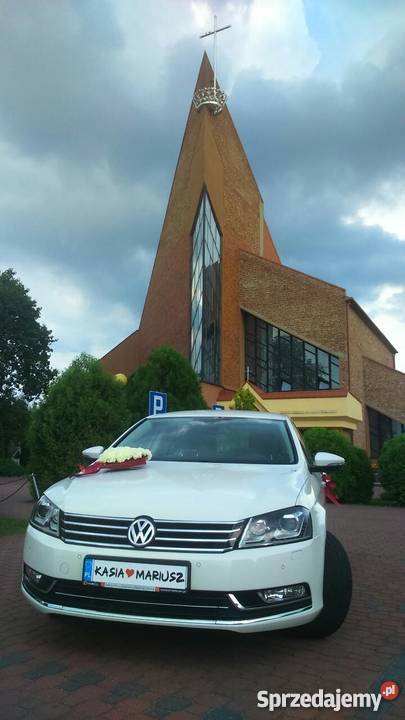 LIMUZYNA PASSAT B7 BIAŁY DO ŚLUBU UPOMINEK PARY Kraków