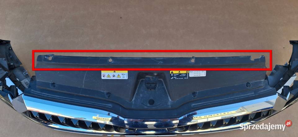 SKODA OCTAVIA IV SCOUT ZDERZAK PRZÓD SPOILER Kargowa