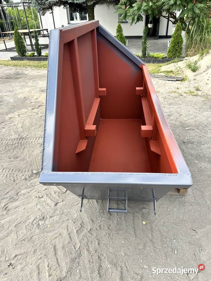 Kontener mulda 3 m3 hakowiec pojemnik na budowe Wrocław