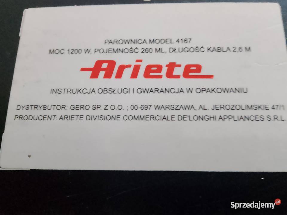 Parownica 1200w Sandomierz sprzedam