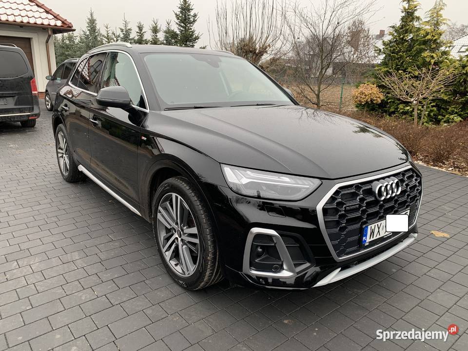 Audi Q5 40 TDI mHEV Quattro S Line S tronicsalon elektrycznie ustawiane fotele Q5 Kalisz