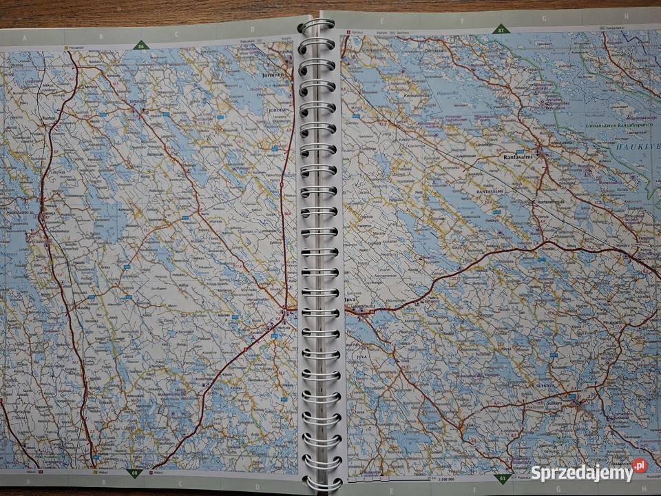 Suomi Finland Road Atlas 1 100 000 1 200 000 Kraków