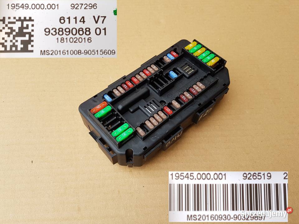 BMW 1 120 F20 f21 LIFT skrzynka bezpieczników 20 osobowe Części samochodowe