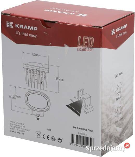 Lampa bezpieczeństwa 9W BLUE LINE LA10602