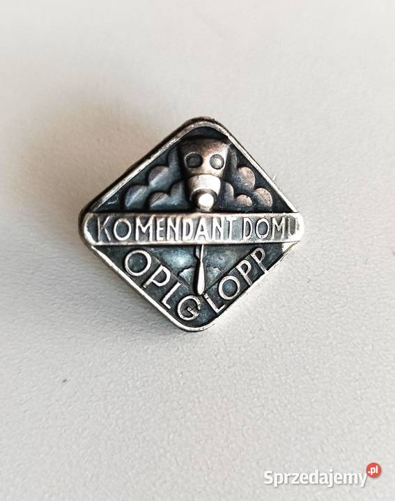 ODZNAKA KOMENDANT Domu Obrony Przeciwlotniczej łódzkie Łódź