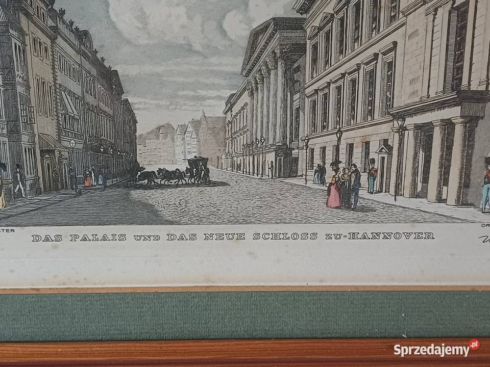 vintage oryginalna akwaforta Nowy Targ