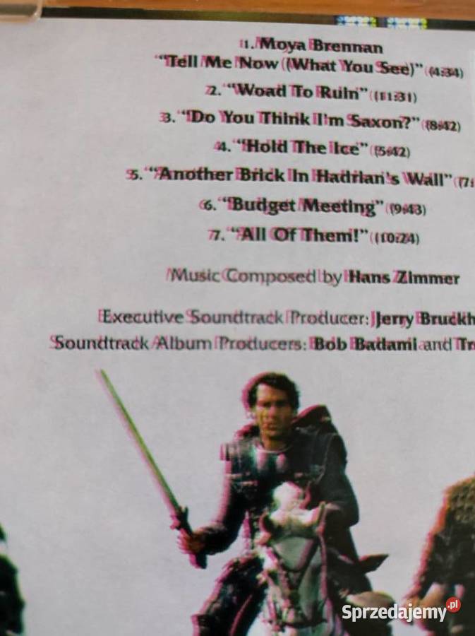 King Arthur muzyka z filmu Hans Zimmer cd Muzyka Kielce sprzedam