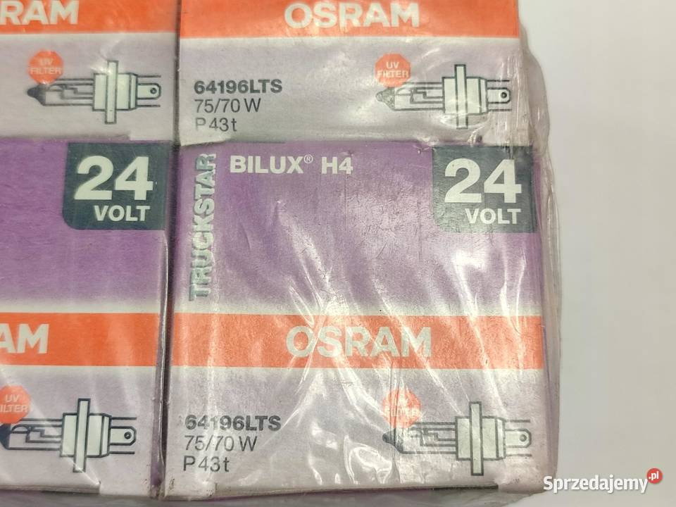 ŻARÓWKA HALOGEN KOMPLET 10 OSRAM 24V 7570W P43T
