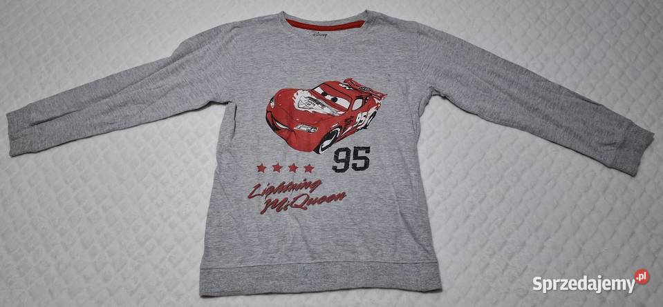 Koszulka długi rękaw chłopięca szara Auta Cars Czeladź