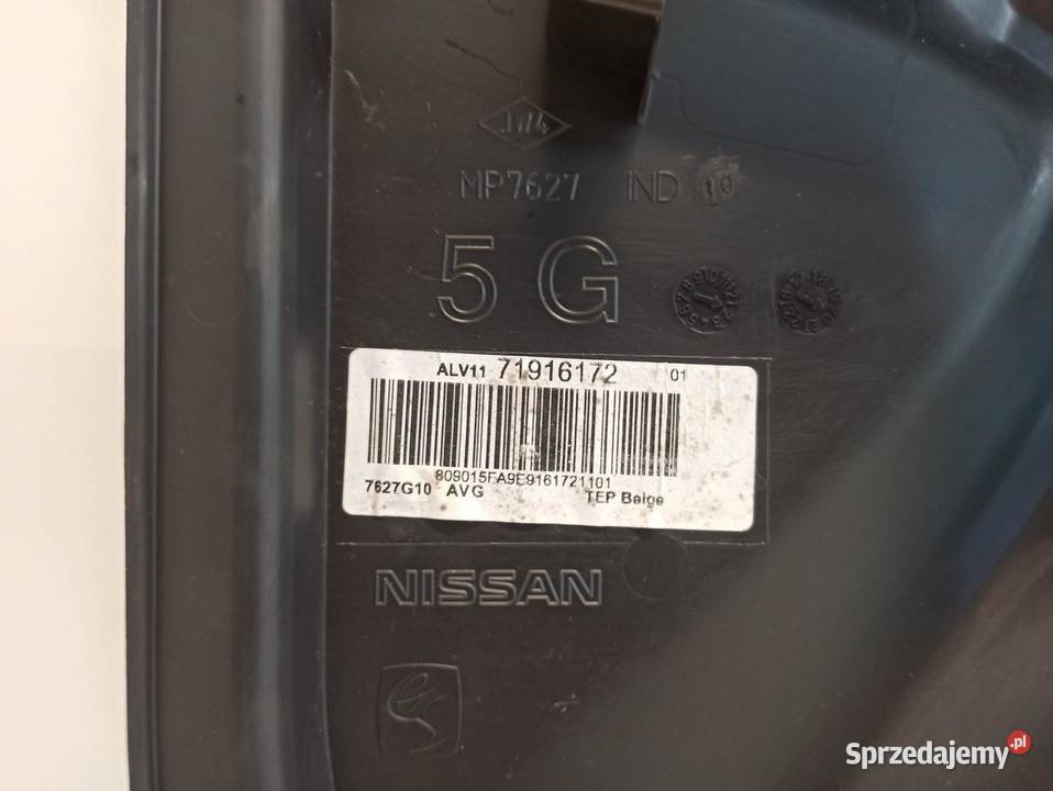 NISSAN MICRA K14 BOCZEK DRZWI LEWY PRZÓD 80923 osobowe sprzedam