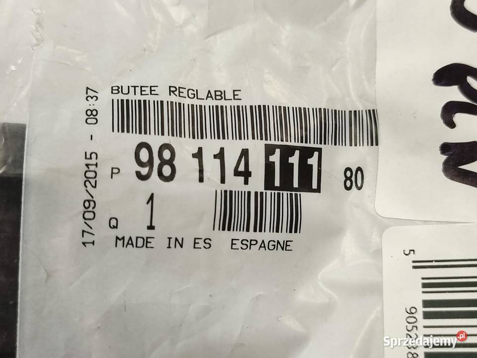 ODBÓJ POKRYWY BAGAŻNIKA CITROEN C4 PICASSO II DA