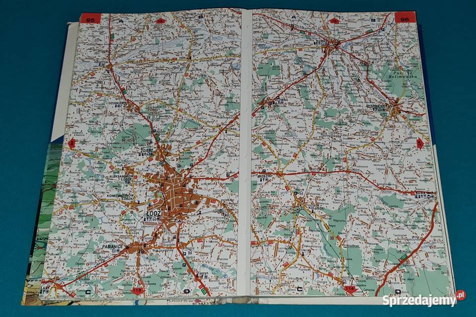 Polska Atlas Samochodowy Wyd 1998r Starocia Warszawa
