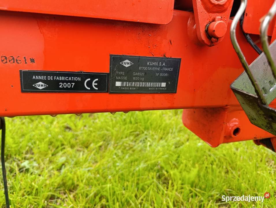 Zgrabiarka dwukaruzelowa kuhn ga 6522 Suwałki