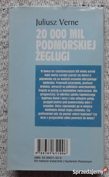 20 000 mil podmorskiej żeglugi Juliusz Verne Białystok