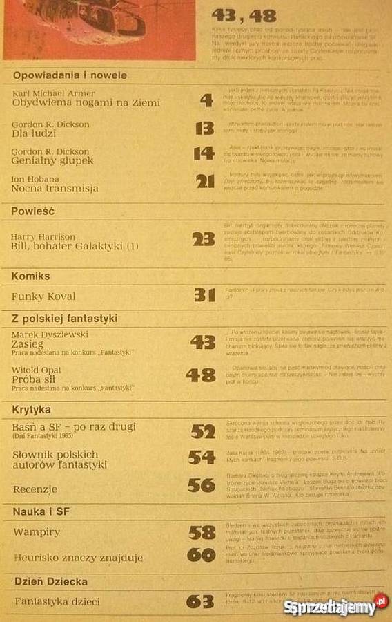 FANTASTYKA 1986 06 45 MIESIĘCZNIK wielkopolskie Piła sprzedam