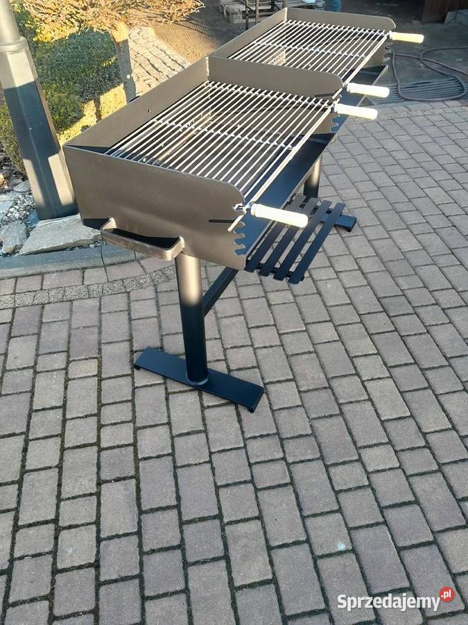 Gastronomiczny grill DWUKOMOROWY blacha 5 mm Damasławek sprzedam