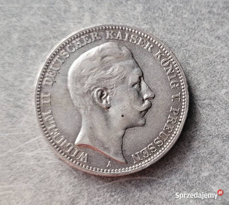 J14 NIEMCY srebro 3 Marki 1912 r A Wola Kruszyńska sprzedam
