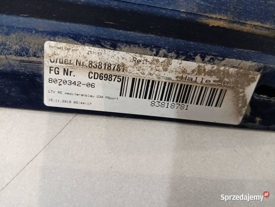 LISTWA PROGOWA NAKŁADKA LEWA PRAWA MPAKIET C10