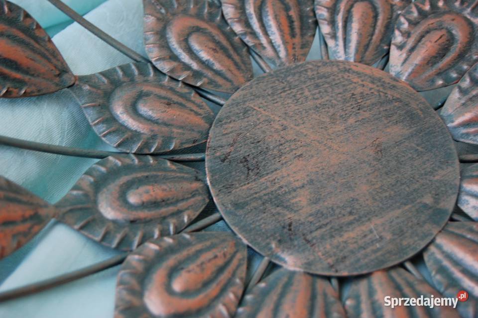 Szwedzka ażurowa metalowa patera indyjska w Lublin