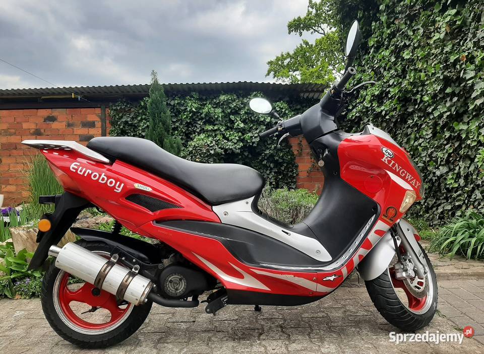 Duży ładny skuter Kingway Euroboy 50ccm 2t 2008r Tuczno
