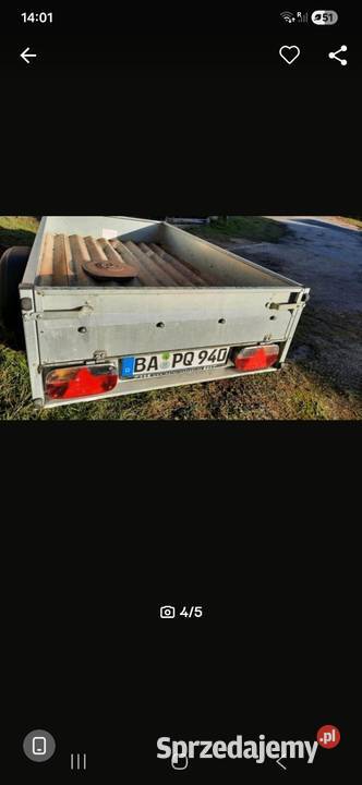 Przyczepka 750 lubelskie Sosnowica