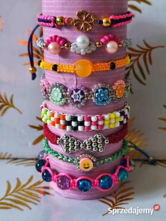 Bransoletki ręcznie robione Żarki Średnie sprzedam