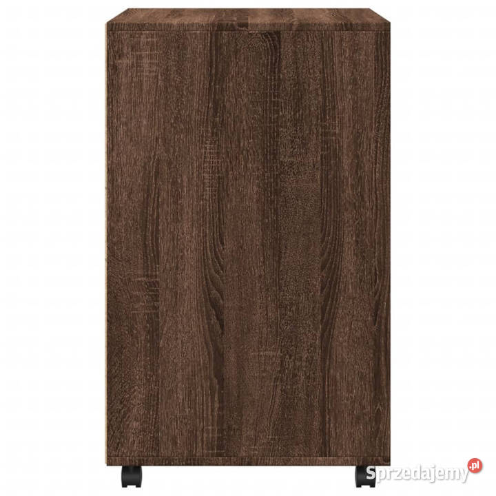 Szafka na kółkach brązowy dąb 60x48x81 WM853170 Warszawa