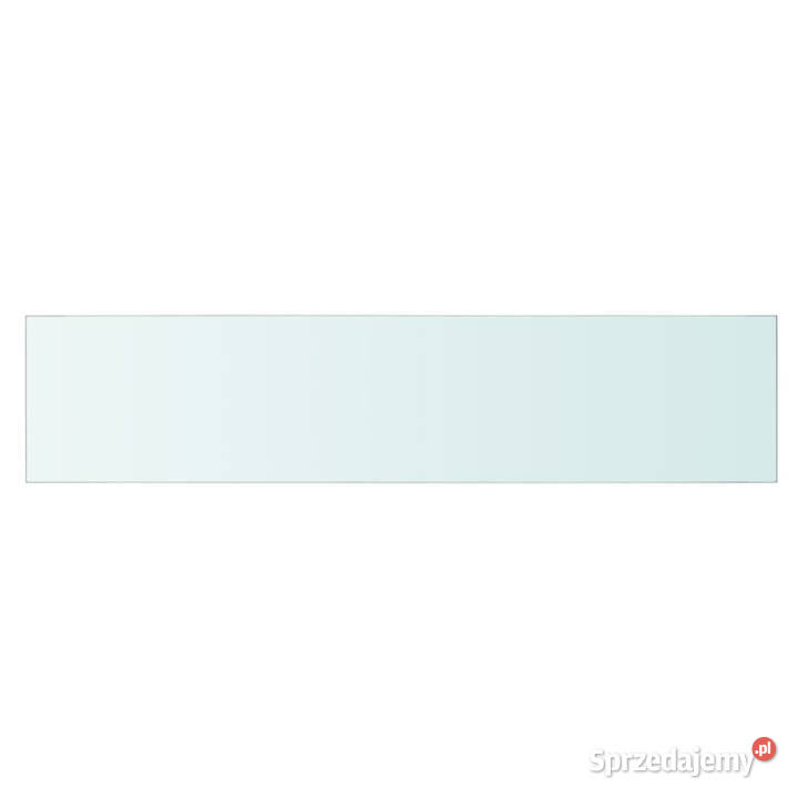 Półki 2 panel z bezbarwnego szkła 90 x 20