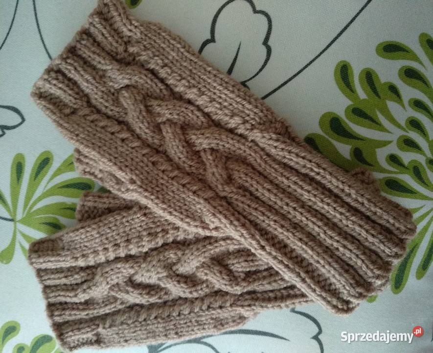 Mitenki rękawiczki beż Warszawa