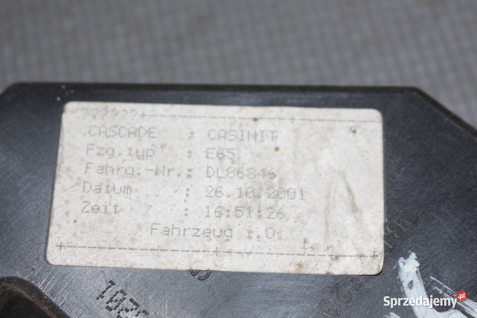 BMW 7 E65 STACYJKA MODYŁ CAS KLUCZYK 6922329 stacyjki i kluczyki Układ elektryczny Prochowice