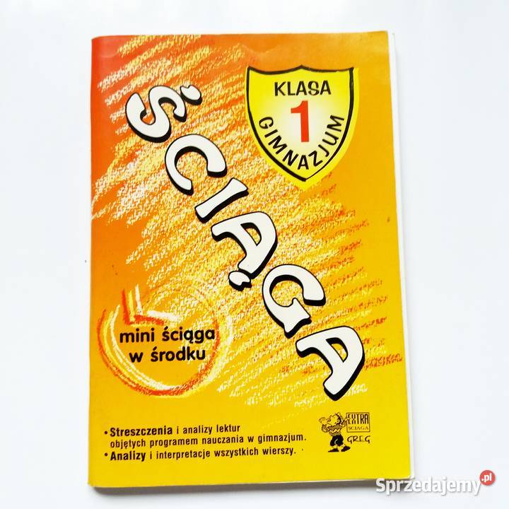 ogumiła Wojnar 1 klasa Streszczenia i analiza Łódź sprzedam