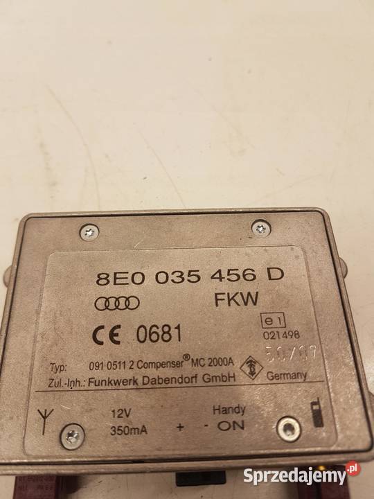 WZMACNIACZ ANTENY AUDI A4 A5 A6 Q5 8E0035456D Przystajń