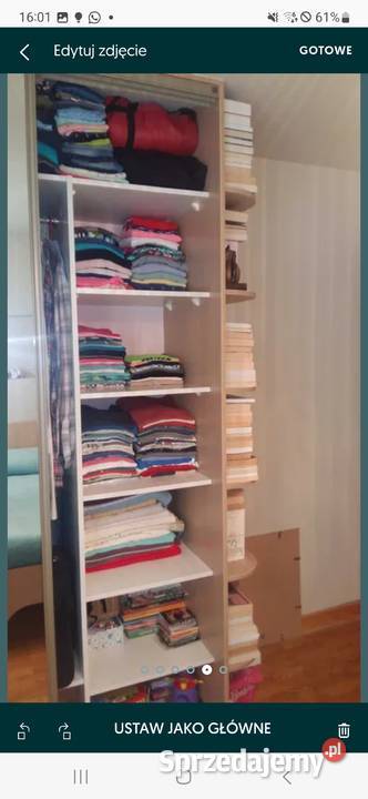 Meble sypialnią Komandor łóżko szafa i szafki