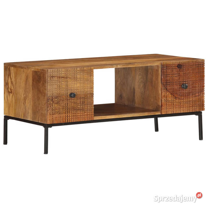 Stolik kawowy 90 x 45 x 40 lite drewno mango Warszawa