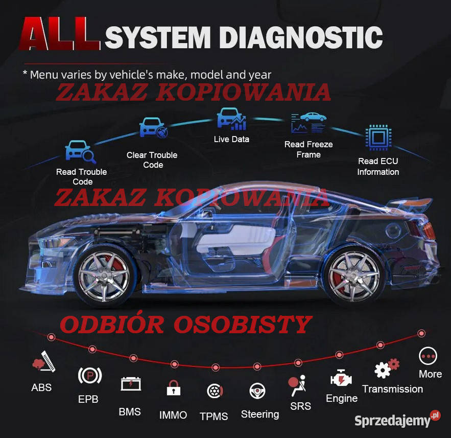 SKANER DIAGNOSTYCZNY XTOOL IP608 FULL SYSTEM Oleśnica