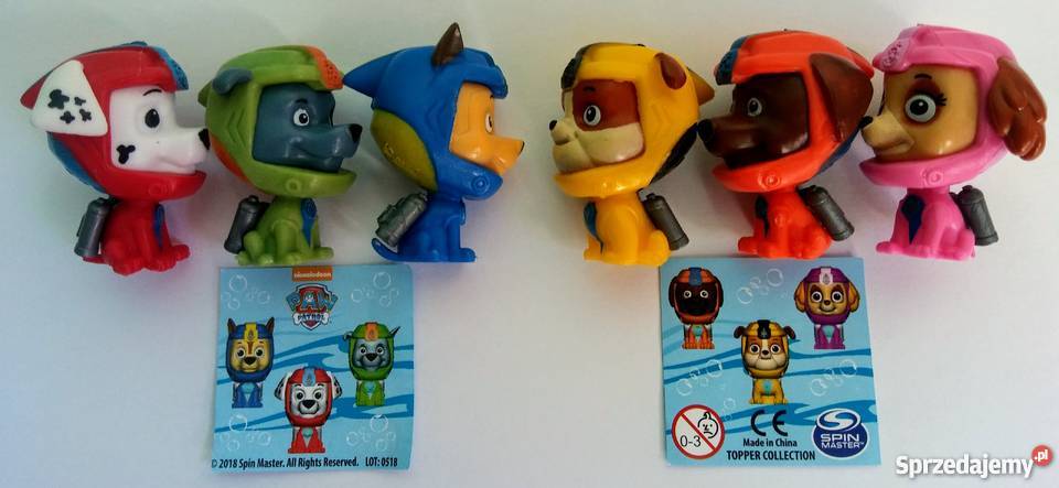 komplet 3 psi patrol figurki spin master pieski Figurki warmińsko-mazurskie Giżycko
