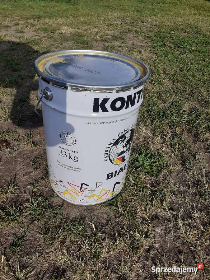 Nowa farba drogowa Farba do betonu Farba 33 Ściany i elewacje Somonino