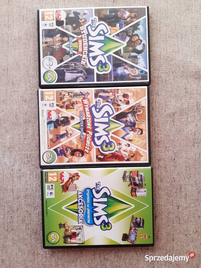 The sims3 dodatki Gry komputerowe i konsolowe sprzedam