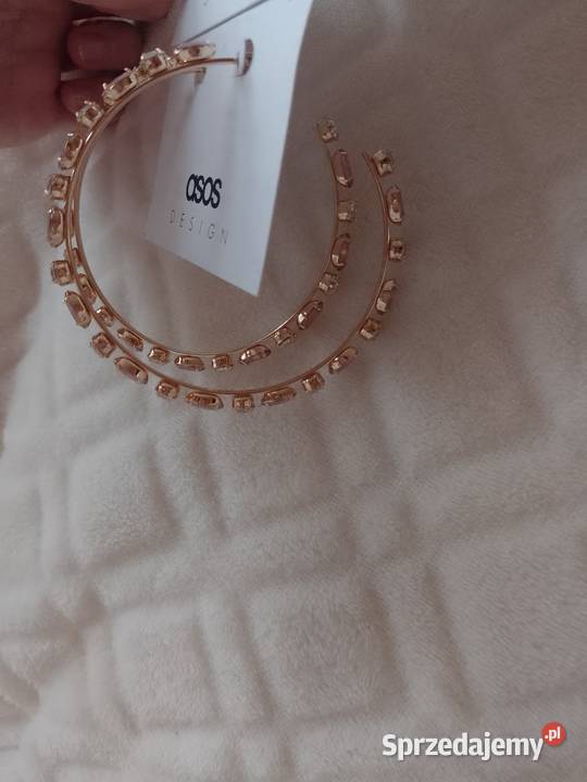 ASOSDuże okrągłe kolczyki bogato zdobione koła Kraków