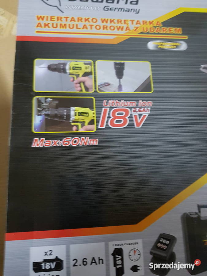 WIERTARKO WKRĘTARKA BAWARIA AKUMULATOROWA Głogowa