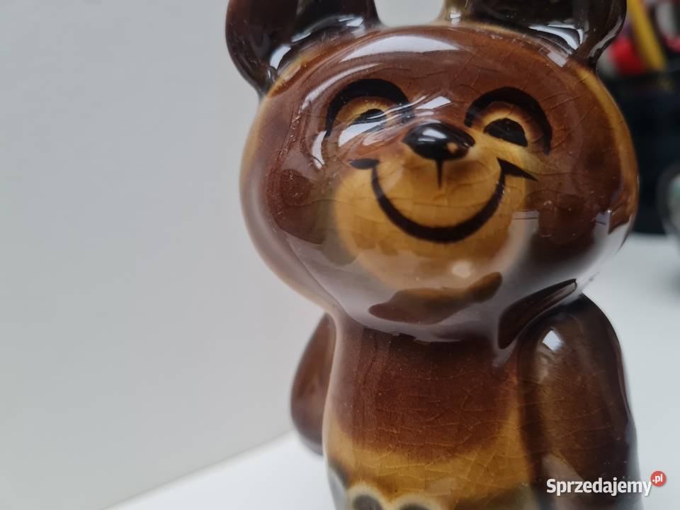 Porcelanowe misie i buty z PRL Porcelana i szkło pomorskie Sopot sprzedam