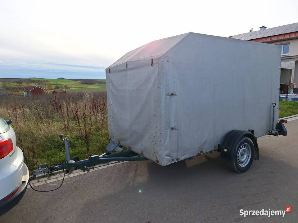 Przyczepa samochodowa platformowa plandeka Zielona Góra