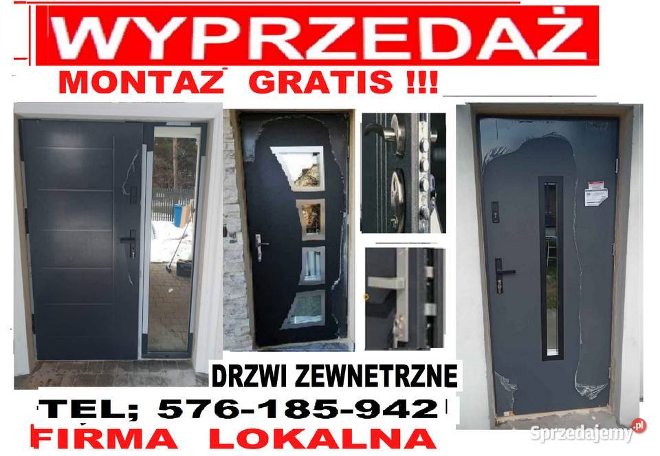 Drzwi do mieszkania w bloku wejściowe zewnętrzne podkarpackie Stalowa Wola