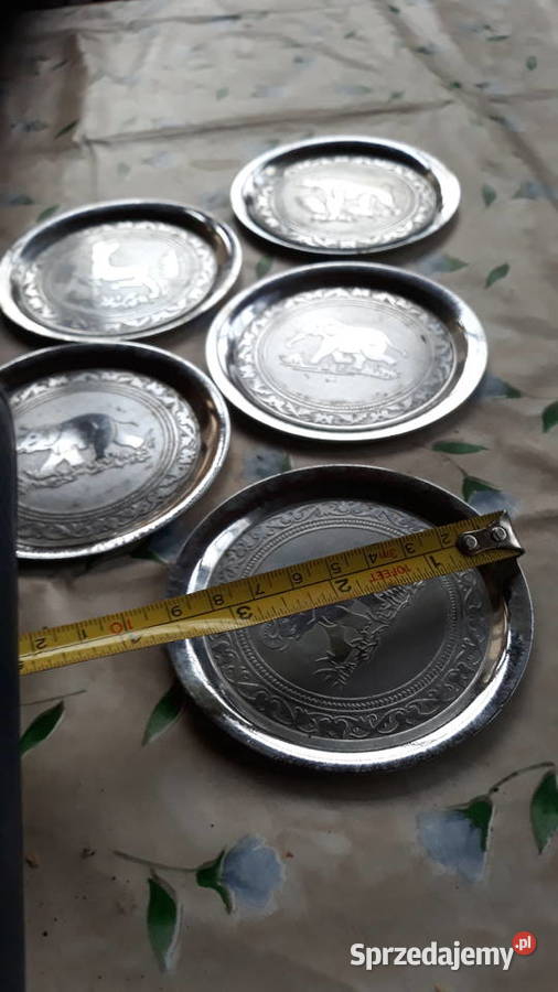 Pięknemetalowe podstawki pod szklankimotyw Gorzów Wielkopolski
