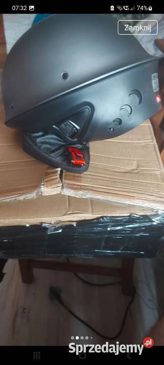 Kask motocyklowy z odpinaną szczęką Malbork